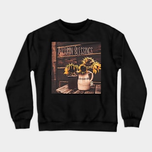 Autumn Blessings Sunflowers Crewneck Sweatshirt